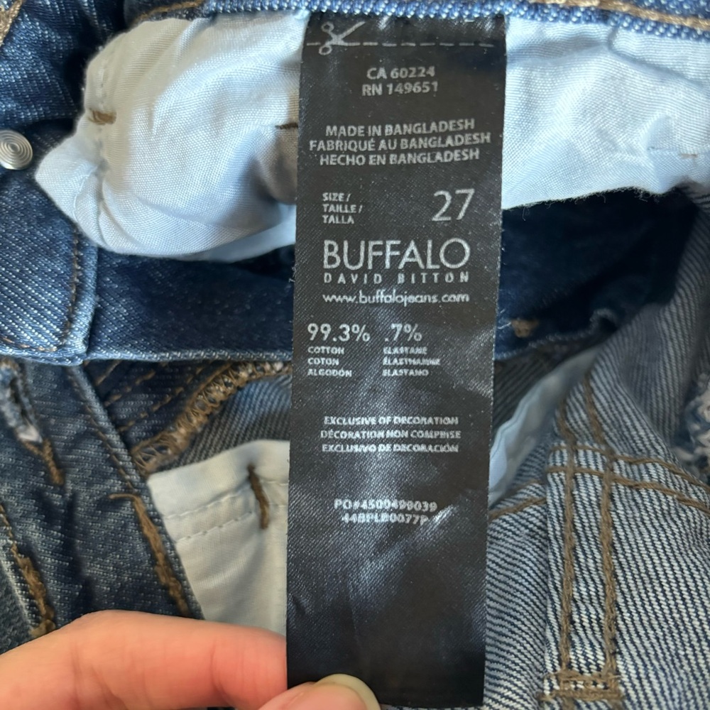 BUFFALO I NWT US27 Brooke High-rise Straight Denim Jeans - Picture 7 of 11